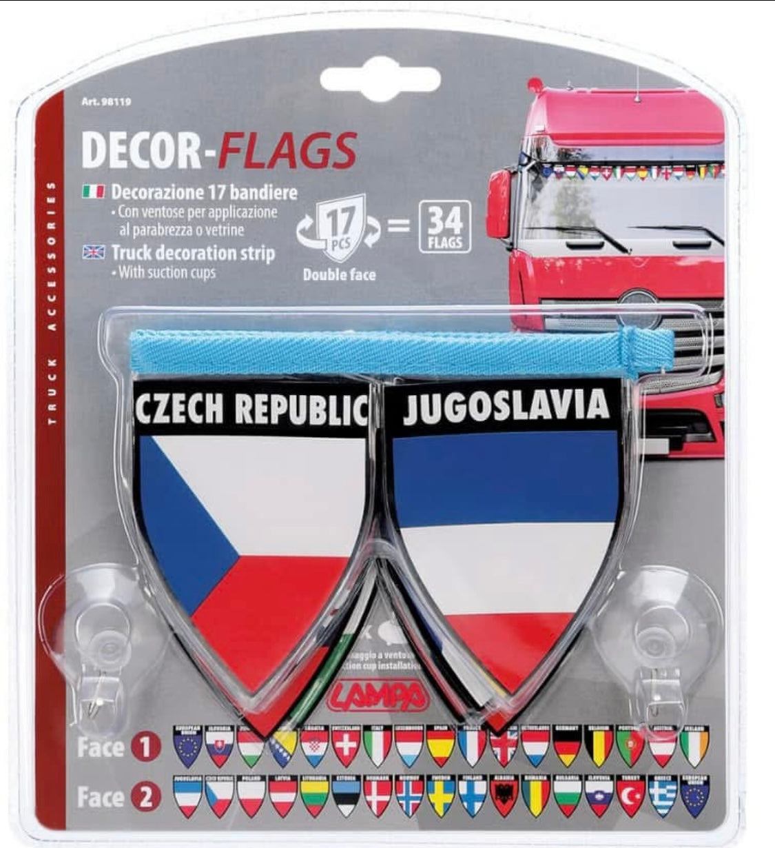 Windscreen Flags Decorations