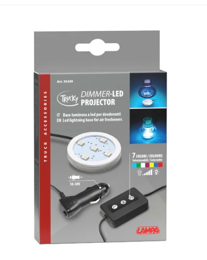 Trucky Led, lighting base 12/24V - 7 colours with dimmer